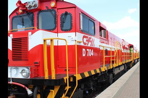 GE C30ACi locomotive for Mozambique.